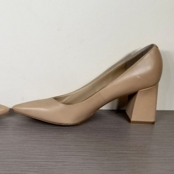 Marc Fisher LTD. Zala Pump, Nude Leather, Womens Size 8.5 M - Picture 8 of 12
